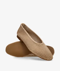 Bailarinas bloom&you FIORA en serraje taupe