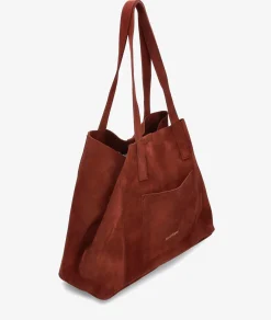 Bolso de piel bloom&you DALLAS en serraje burdeos