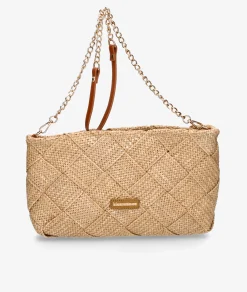 Bolso de rafia bloom&you ZOE en camel