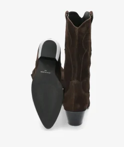 Botas bloom&you EIRA en serraje marrón