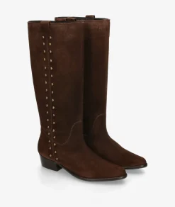 Botas bloom&you MALENA en serraje marrón