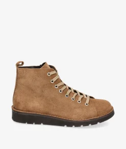 Botas Kénnebec 551 CREMALLERA en serraje taupe