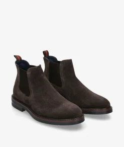 Botas Traveris LOR30 - 2256 en serraje marrón