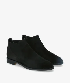 Botines Alpe 2646 en serraje negro
