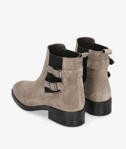 Botines Alpe 5187 en serraje gris