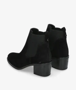 Botines Alpe 2202 en serraje negro