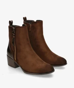 Botines Amarpies 29504 en marrón