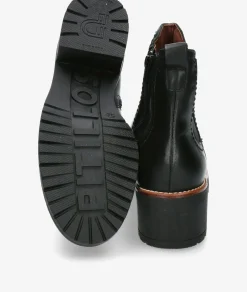 Botines Blanco y negro 20222 en negro