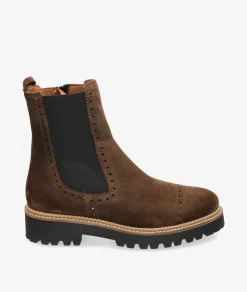 Botines Bryan 4328-R en serraje marrón