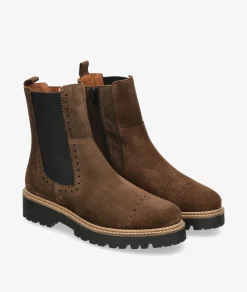 Botines Bryan 4328-R en serraje marrón