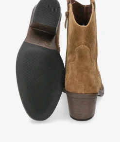 Botines EVA PARIS 27976 en serraje cuero