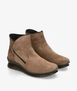 Botines Igi&Co 8658677 en serraje taupe