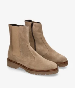 Botines Kénnebec 572 en serraje taupe