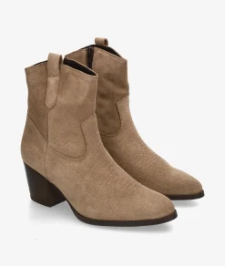 Botines Kénnebec 671 en serraje taupe