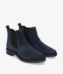 Botines pabloochoa.shoes 34779-R en serraje azul
