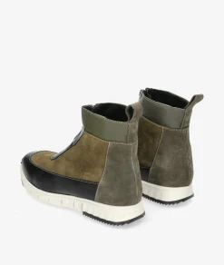 Botines pabloochoa.shoes RAGO46 en serraje kaki