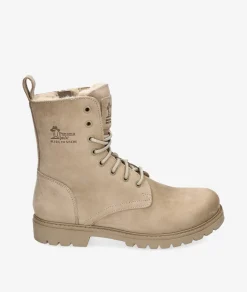 Botines Panamá Jack FRISIA B8 en nobuck piedra