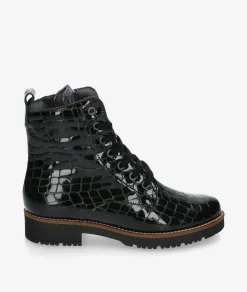 Botines Pitillos 10774 en charol negro