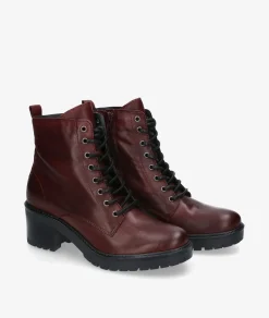 Botines Traveris IB1988 en burdeos
