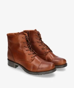 Botines Traveris IB18246 en cuero