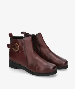 Botines Valeria´s 2389 en burdeos