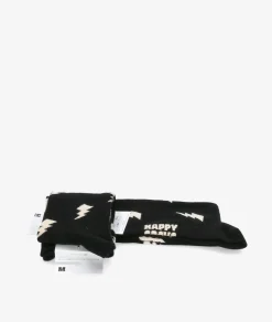Calcetínes unisex HAPPY SOCKS P000132 en negro