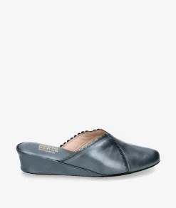 Chinela KOSMA 6558 en jeans metalizado