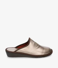 Chinela Nordikas 281-O/8F en taupe metalizado