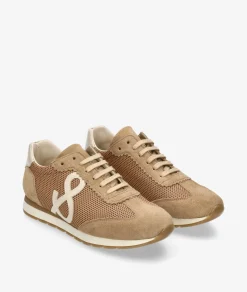 Deportivos bloom&you VERA en serraje camel