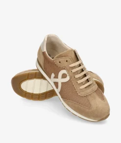 Deportivos bloom&you VERA en serraje camel