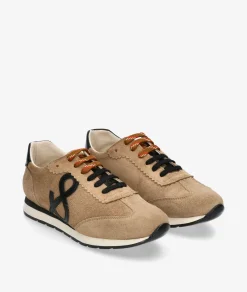 Deportivos bloom&you VERA en serraje taupe