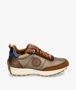 Deportivos Carmela 162699 en taupe metalizado