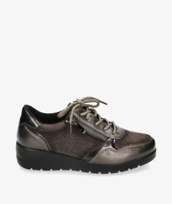 Deportivos DOCTOR CUTILLAS 45411 en taupe metalizado