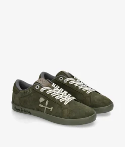 Deportivos HARPER&NEYER SUPERBOWL COLOURS en serraje kaki