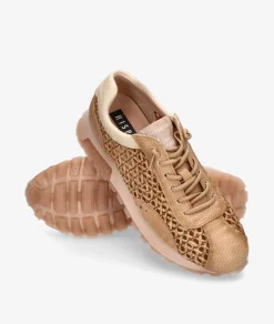 Deportivos Hispanitas RHV264741 en camel