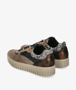 Deportivos Igi&Co 6680122 en serraje taupe