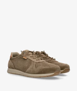 Deportivos Imac 101830 en serraje taupe