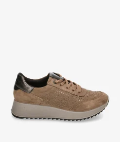 Deportivos Imac 858220 en serraje taupe