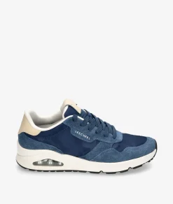 Deportivos Skechers 183053 en azul marino