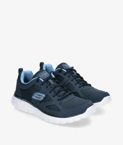 Deportivos Skechers 52635 en azul marino