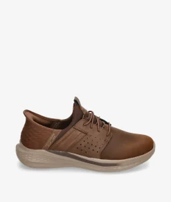 Deportivos Skechers 210828 en cuero