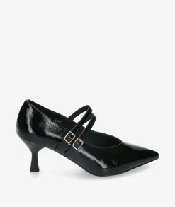 Merceditas Stephen Allen 3699-7 SELENE en charol negro