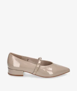 Merceditas Stephen Allen K19123-29 PAN en charol taupe