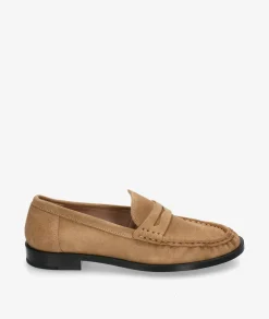 Mocasines bloom&you MARTINA en serraje taupe