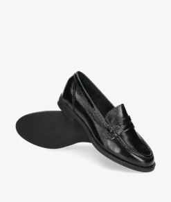 Mocasines Funny Lola 1186 en charol negro