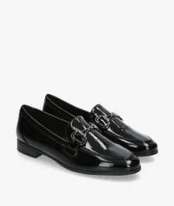 Mocasines MARCO TOZZI 2-24248-25 en charol negro