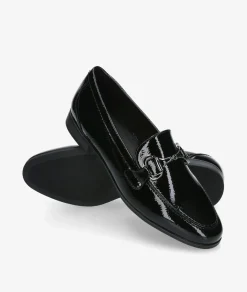 Mocasines MARCO TOZZI 2-24248-25 en charol negro