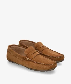 Mocasines Traveris 33720 en serraje cuero