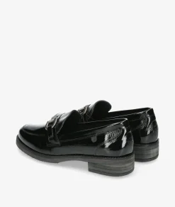 Mocasines Valeria´s 1537 en charol negro