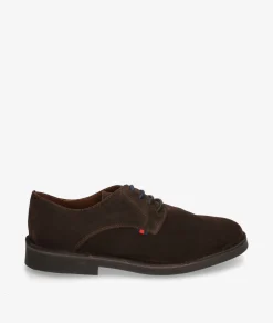PUNTEADO Kénnebec BLUCHER 2600 SIN FESTON en serraje marrón